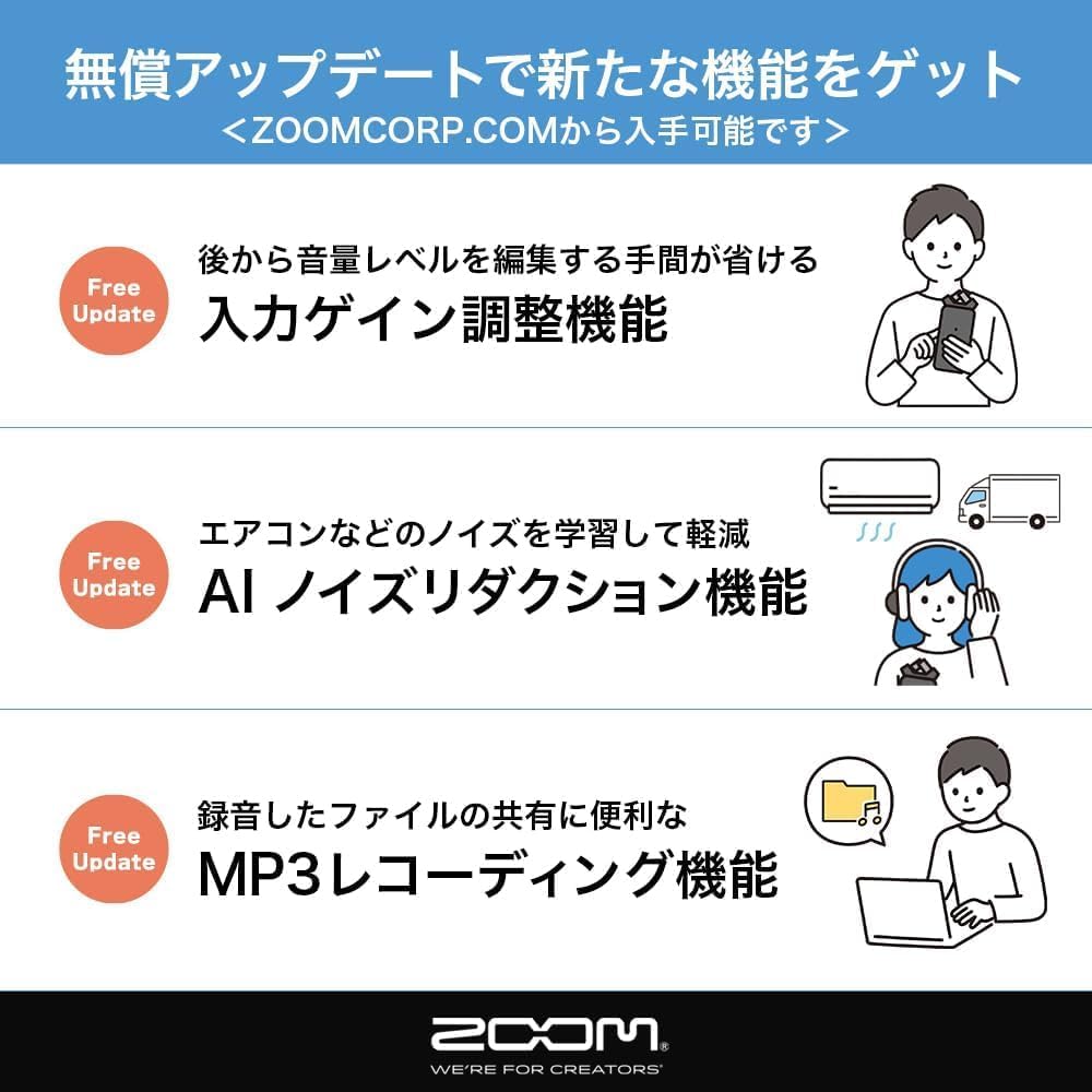 Thumbnail 6 de ZOOM H4essential ICレコーダー 4トラック・32ビットフロート録音対応、XYマイク搭載 アクセサリーパックセット