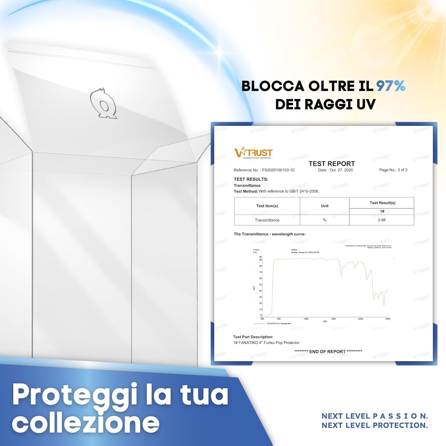 Detalle de Confezione da 20 Protettori GOLD per Funko Pop 4'' – Protezione da 0,5 mm con filtro UV