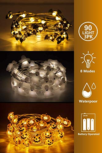 Thumbnail 8 de Eambrite Halloween string lights, 3-piece set