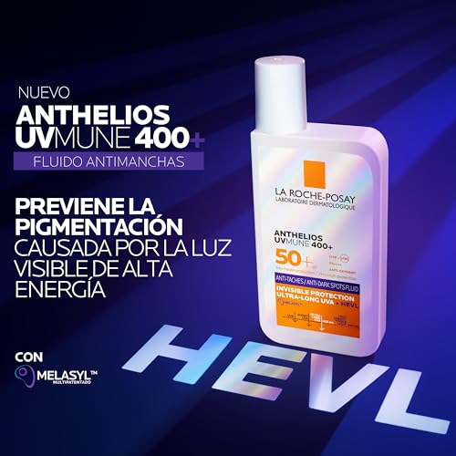 Detalle 2 de La Roche-Posay Protector Solar Anti-Manchas SPF 50+ con Mexoryl 400 | Fluido Invisible (50 ml)