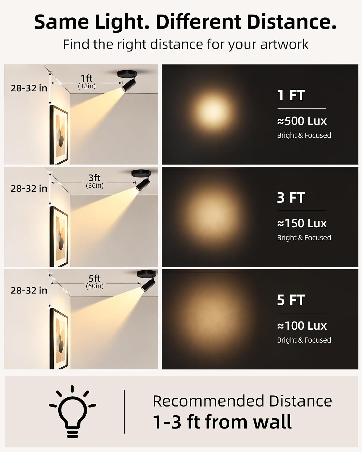 Thumbnail 6 de EZVALO EZL2411A Indoor Spotlights, Rechargeable 4-Pack with Remote, Dimming and 3 CCT