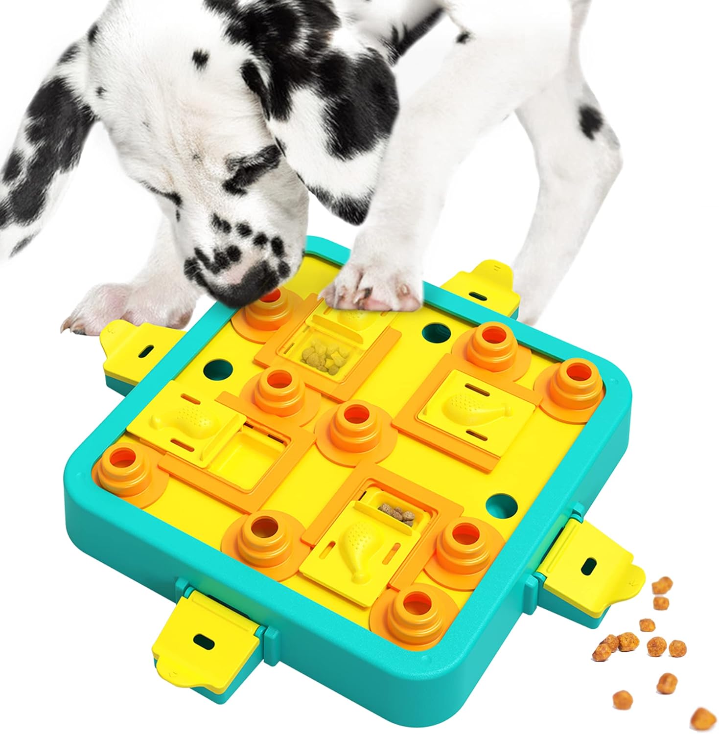 Detalle de LACCEN Hundespielzeug Intelligenz „Level 3 in 1“ als interaktives Futter-Puzzle