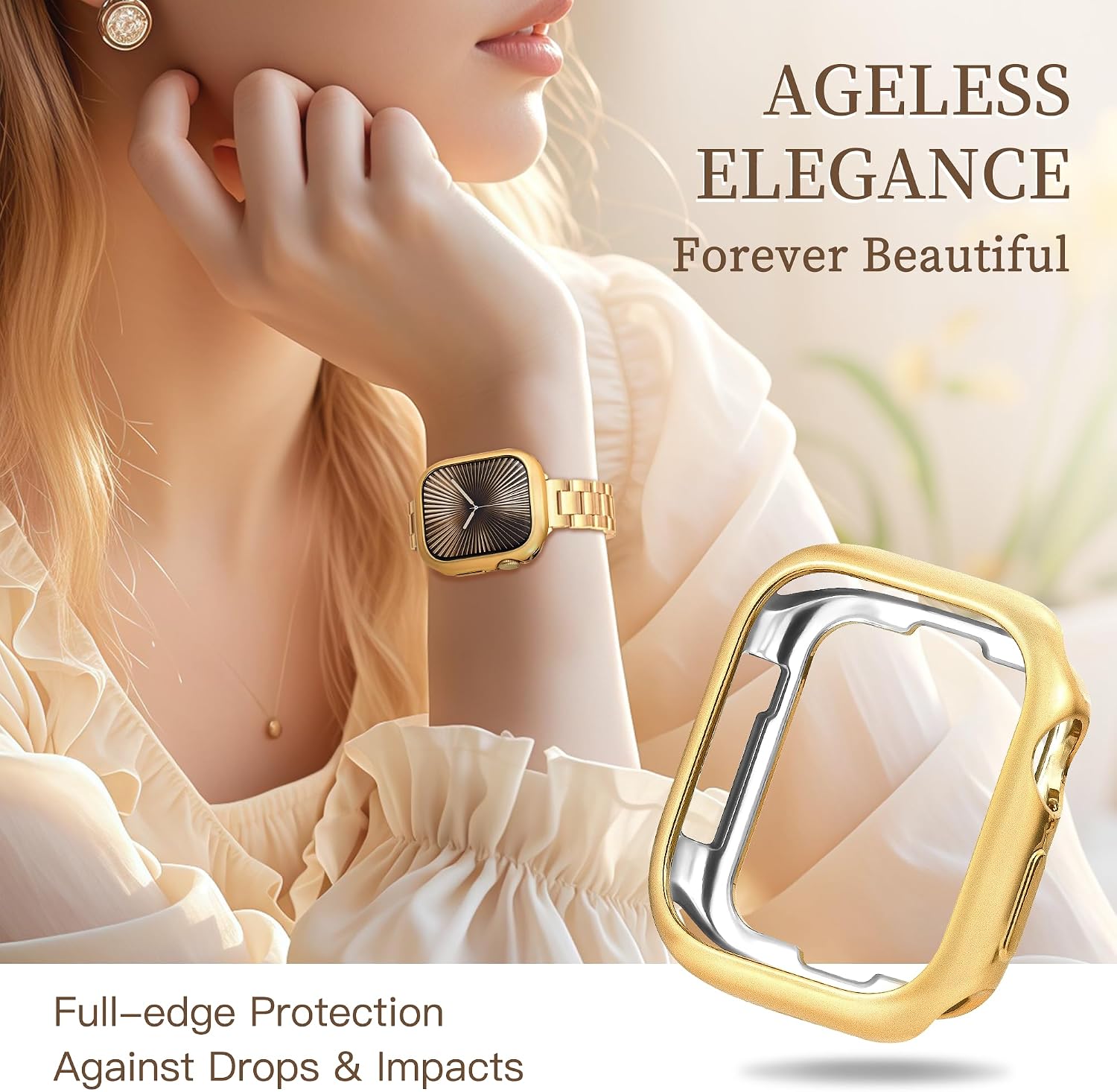 Thumbnail 2 de Slim metal Apple Watch strap 14mm