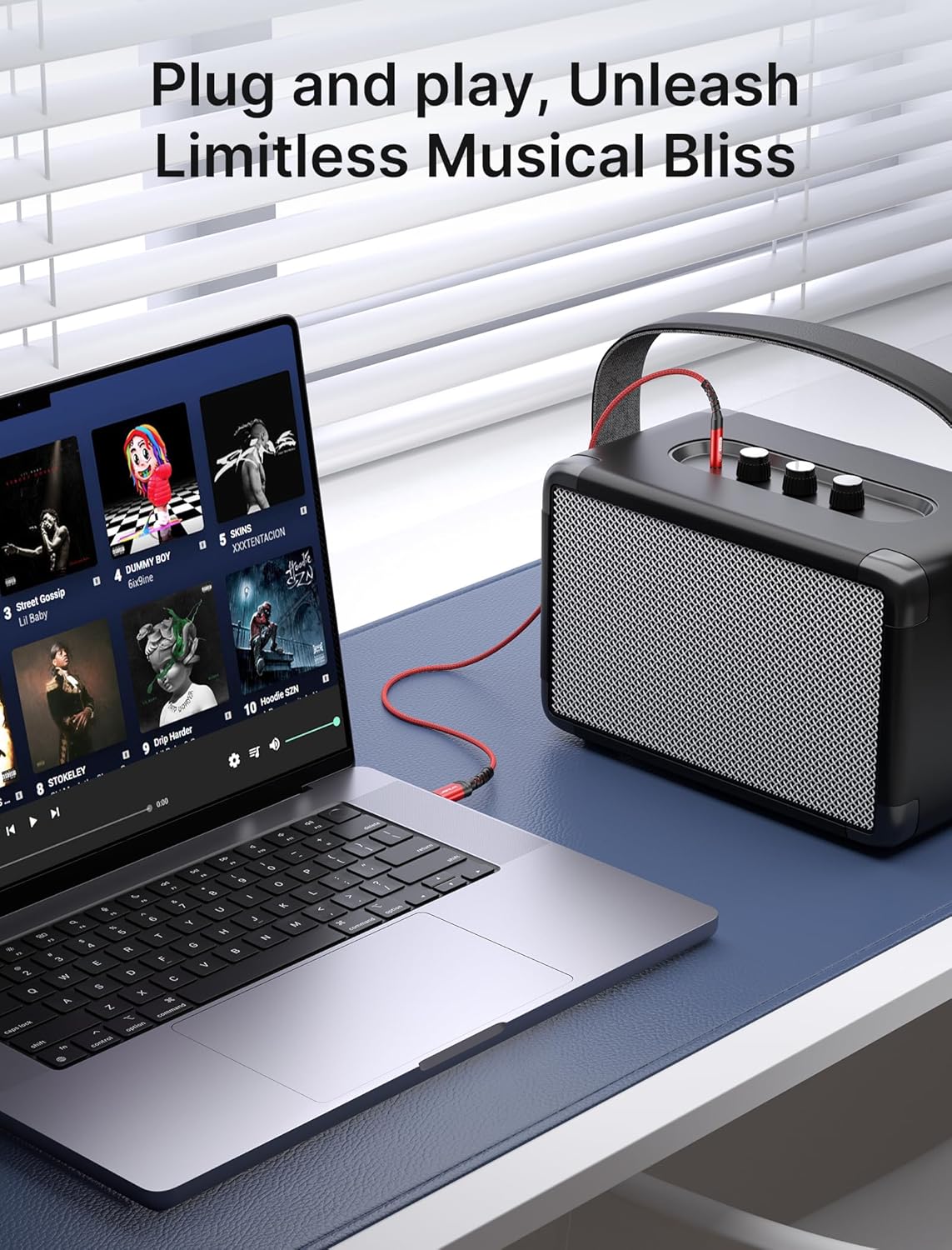 Thumbnail 6 de JSAUX Câble USB‑C 3,5 mm 48 kHz