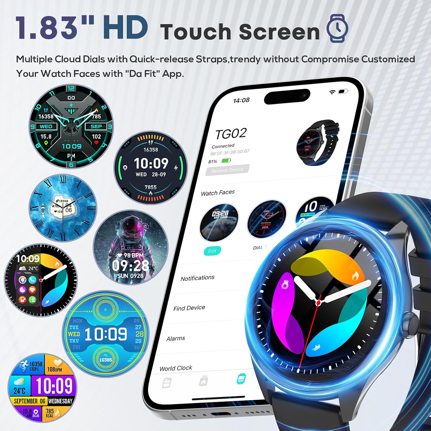 Detalle de Smartwatch with 1.39-inch display