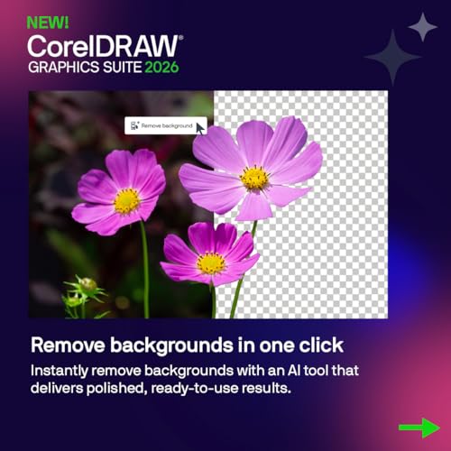Detalle de CorelDRAW Graphics Suite 2026 - Perpetual (1 Device, 1 User) with Activation Code by Email