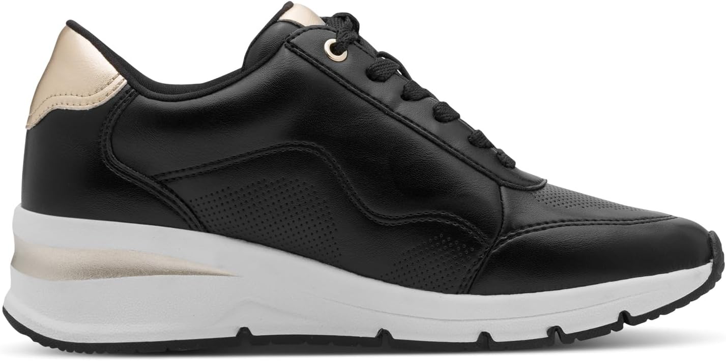 Detalle 2 de Tamaris 1-23794-45 låga sneakers för dam med vit yta