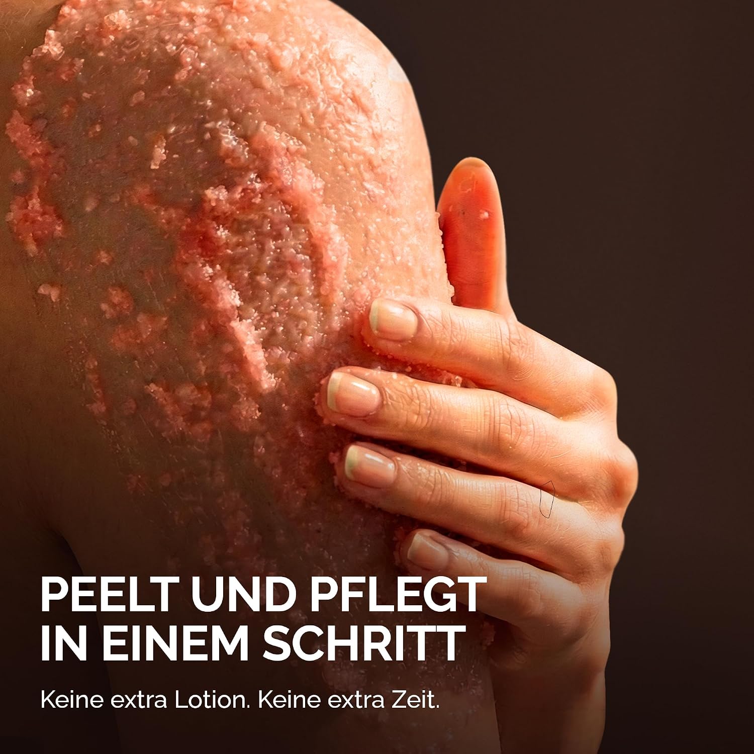 Detalle 2 de PraNaturals Körperpeeling mit Salz aus dem Toten Meer 500 g – Feuchtigkeitsspendend, vegan & parabenfrei