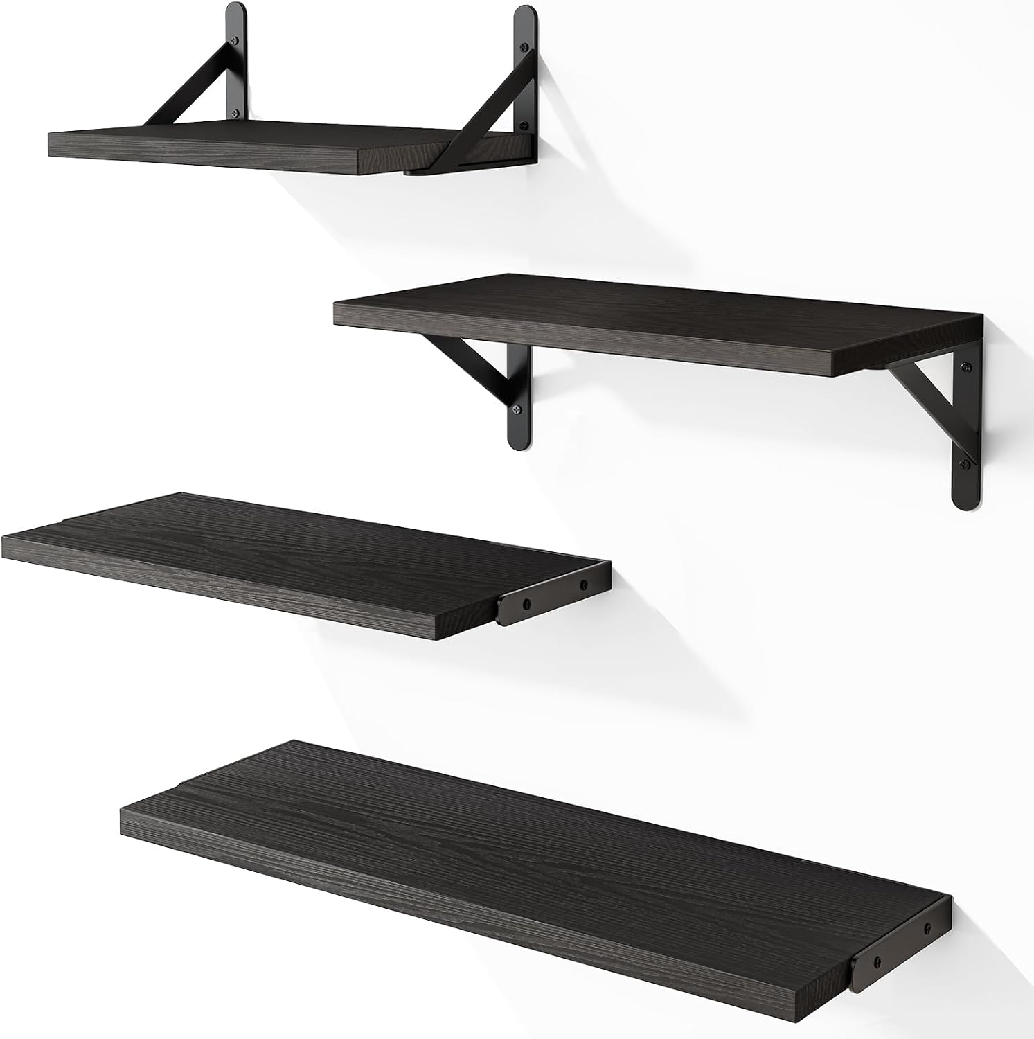 Detalle de YGEOMER Floating Wall Shelves Set of 4