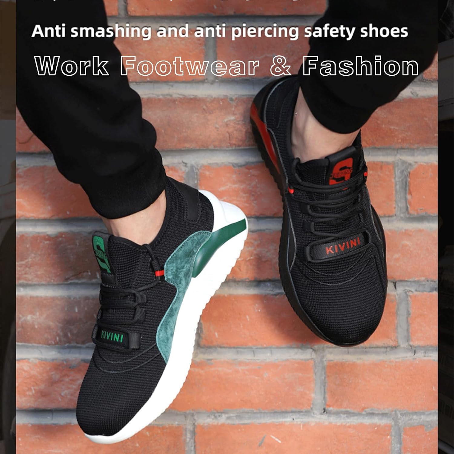 Thumbnail 5 de UnPtios Lightweight Safety Trainers for Men and Women – Breathable, Wide-Fit with Steel Toe Caps