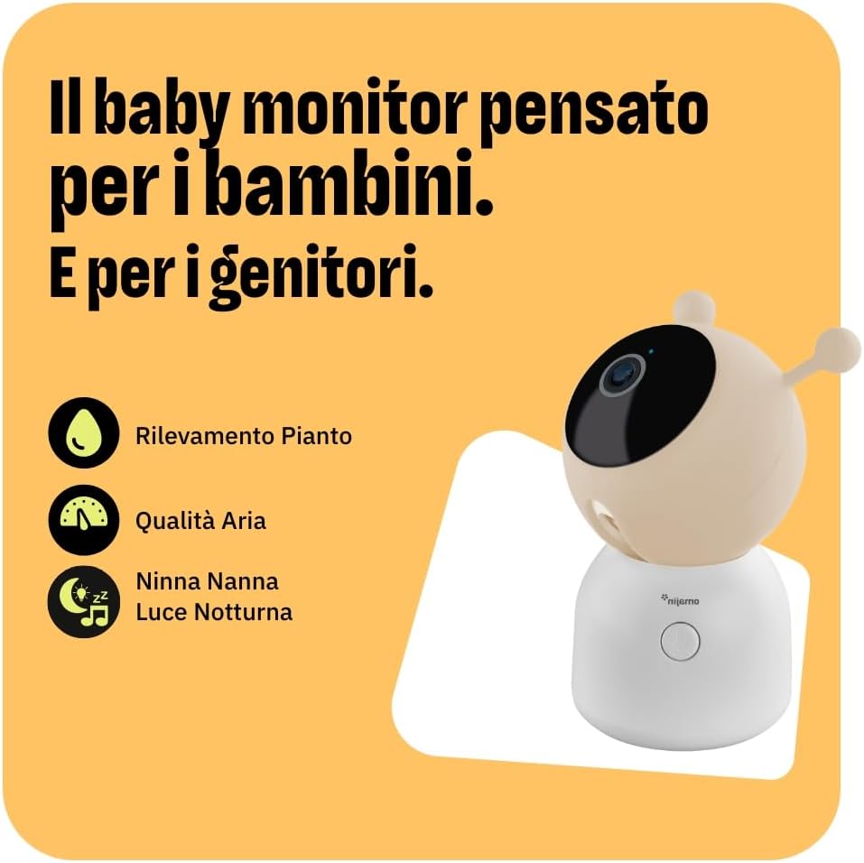 Detalle 2 de OMAJIN by Netatmo Videocamera Baby Monitor 2K HD