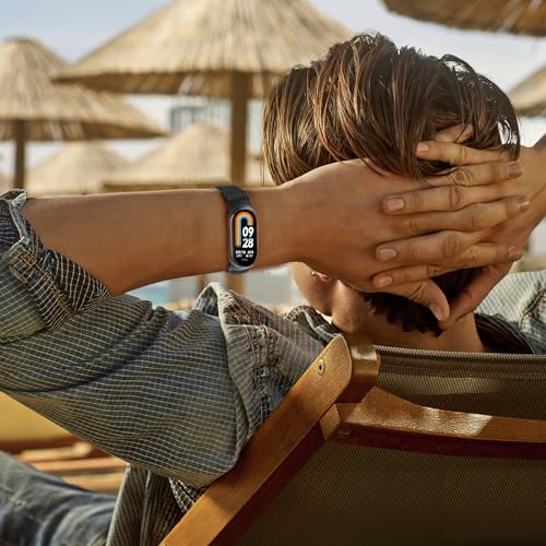 Detalle de BTTNG Correa Elástica de Nylon para Xiaomi Smart Band 8/9/10 — 2 uds. Ajustables y Transpirables