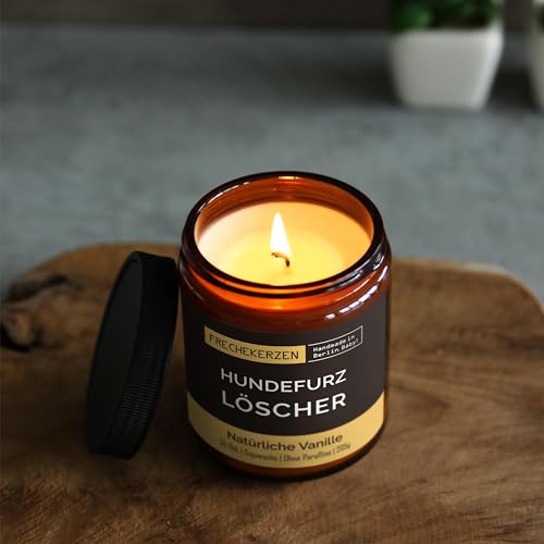 Thumbnail 8 de PräsenteEnte Duftkerze für Hundefans aus Sojawachs, Vanille, in Geschenkbox