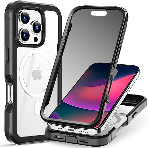 Detalle de AICase Magnetic iPhone 16 Pro Max 🛡️ Funda con MagSafe y protección completa
