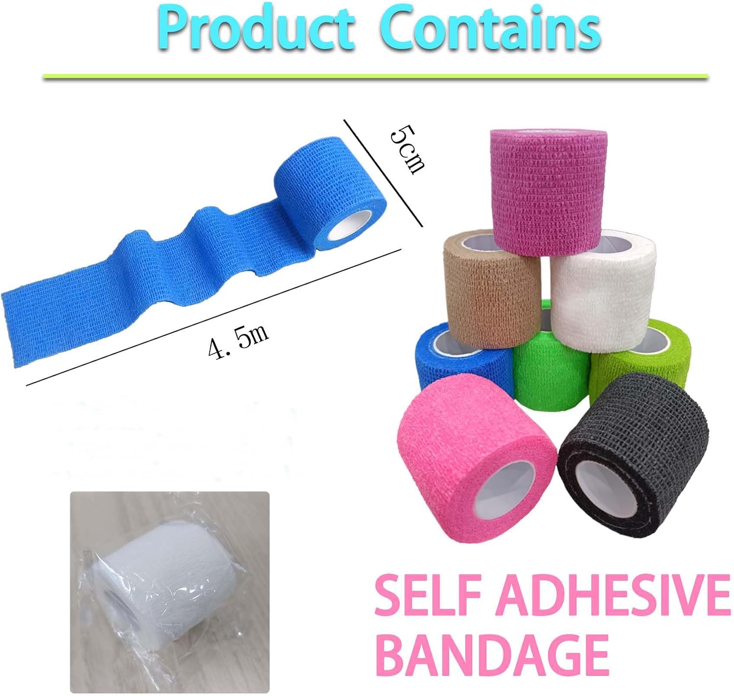 Detalle 2 de Selbstklebender Verband 5 cm x 4,5 m
