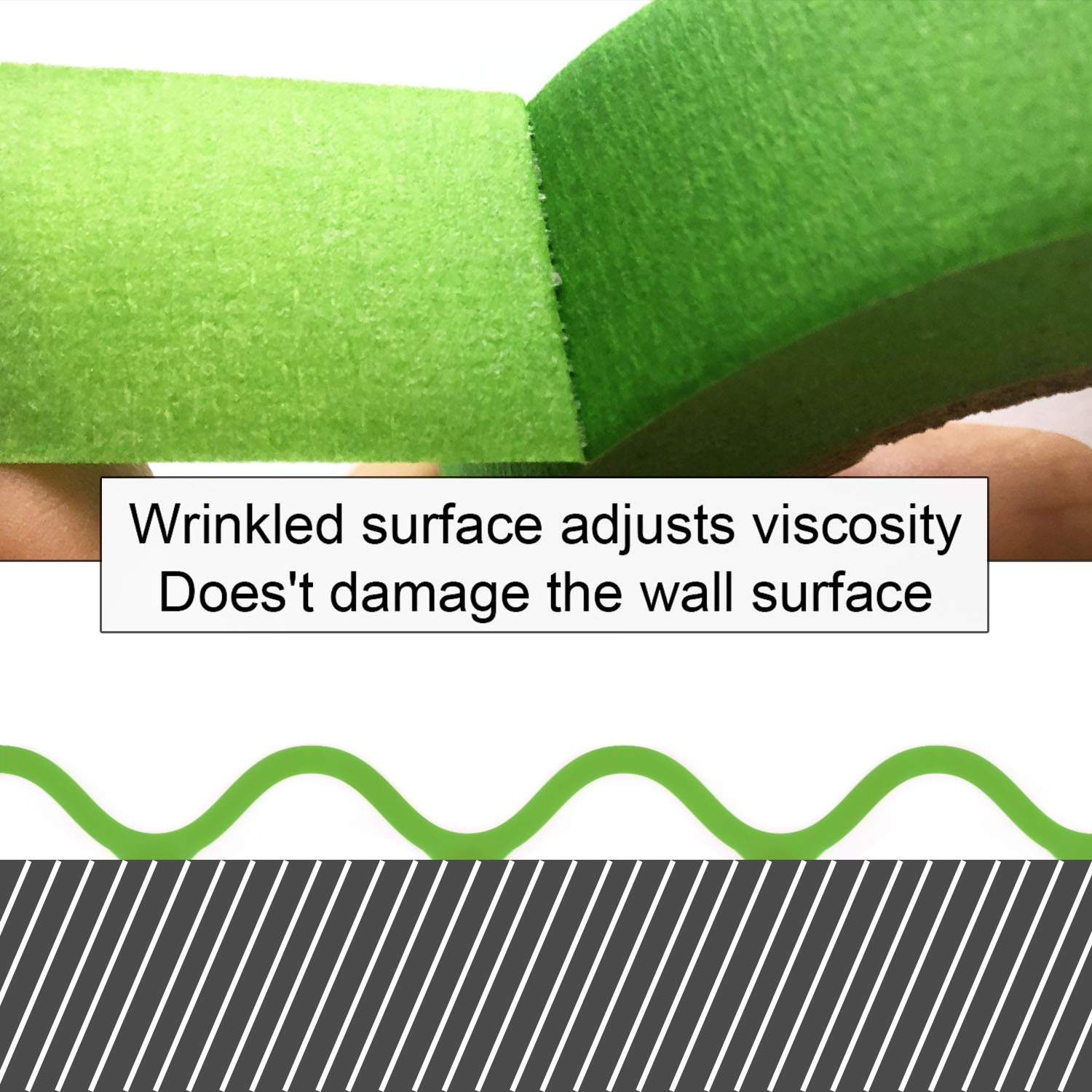 Thumbnail 2 de Eagle smart 10pcs Green 24mm Low Tack Masking Tape