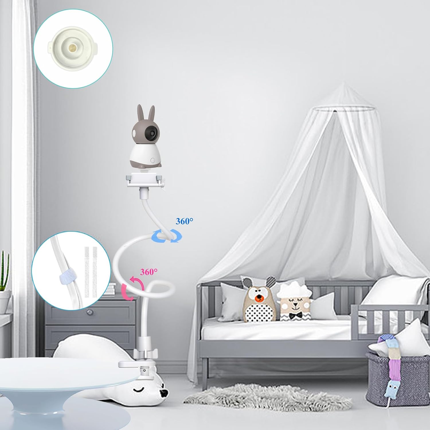 Detalle 2 de Derebir Babyphone Kamera Halterung 85 cm