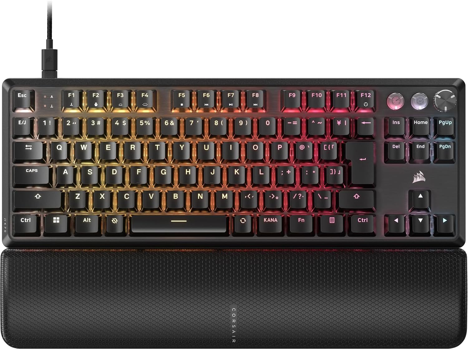 Thumbnail 3 de CORSAIR K70 PRO TKL MGX ゲーミングキーボード｜磁気式スイッチ・ラピッドトリガー・日本語配列