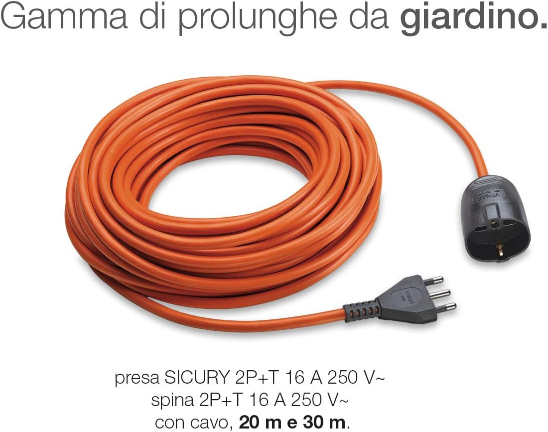 Thumbnail 1 de Prolunga Elettrica Universale Vimar 0R32399 – 30 m, 3G1,5, arancione