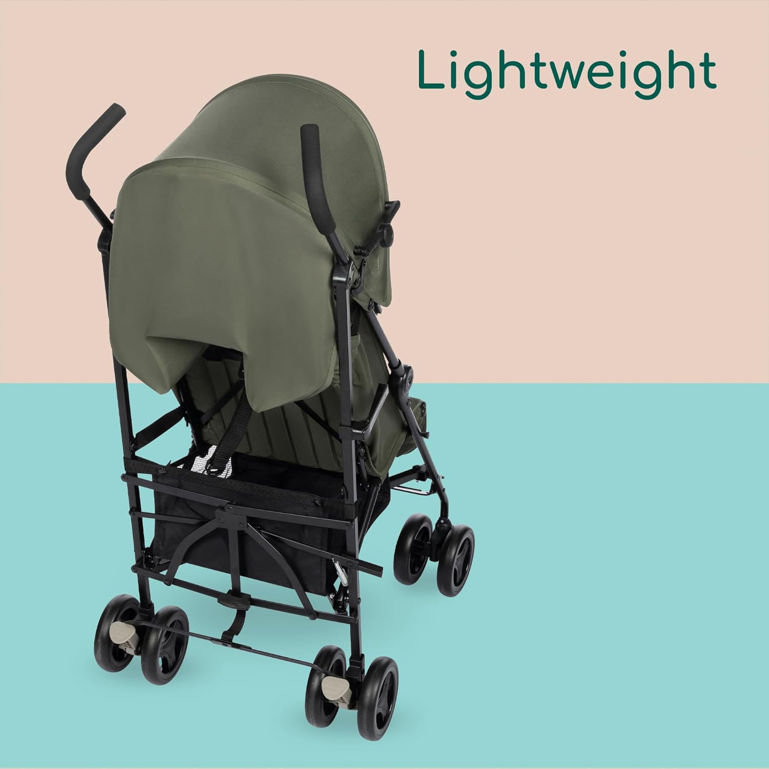Thumbnail 4 de Bebeconfort Rainbow Lightweight Baby Buggy Stroller – Mineral Green