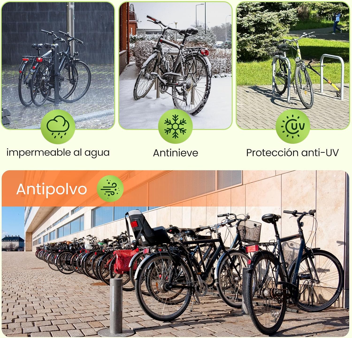 Thumbnail 6 de IPSXP Funda Bicicleta Exterior 200x110x112 cm