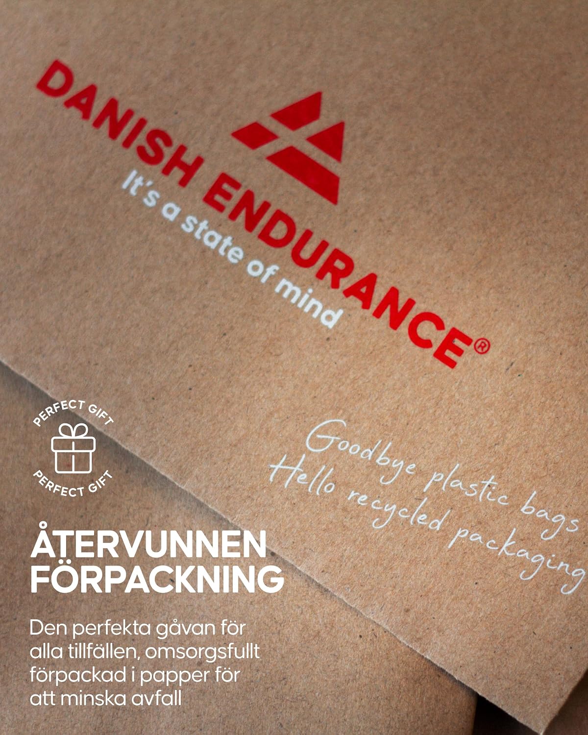 Detalle de DANISH ENDURANCE ekologiska bomullsstrumpor, 6-pack i svart och blått