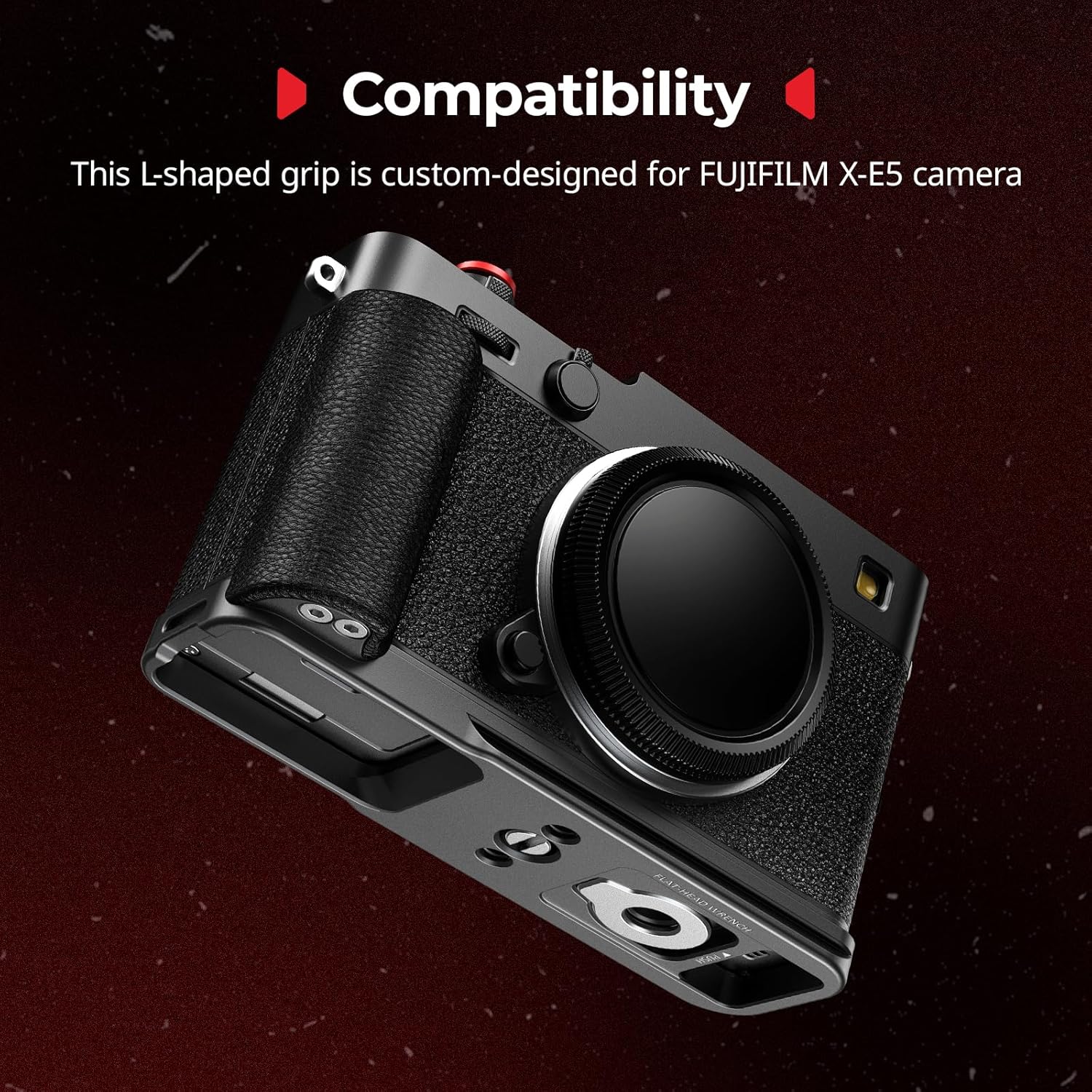 Thumbnail 1 de SmallRig Piastra di Montaggio a L con Manico in Silicone per FUJIFILM X-E5 (nero) 5448
