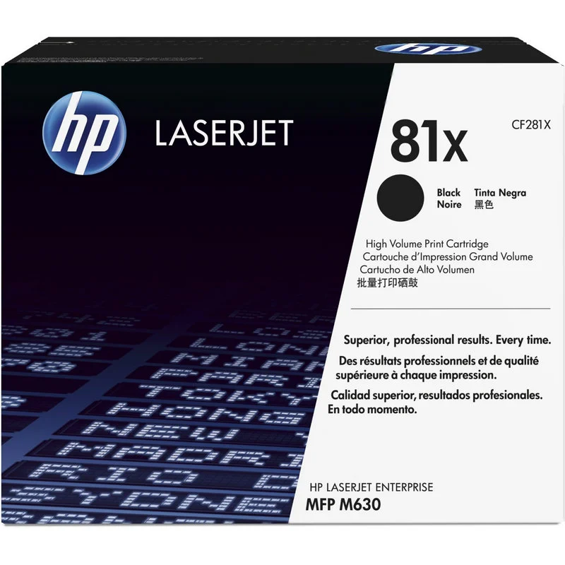 HP 81X Tóner Original LaserJet Alta Capacidad Negro 🖨️