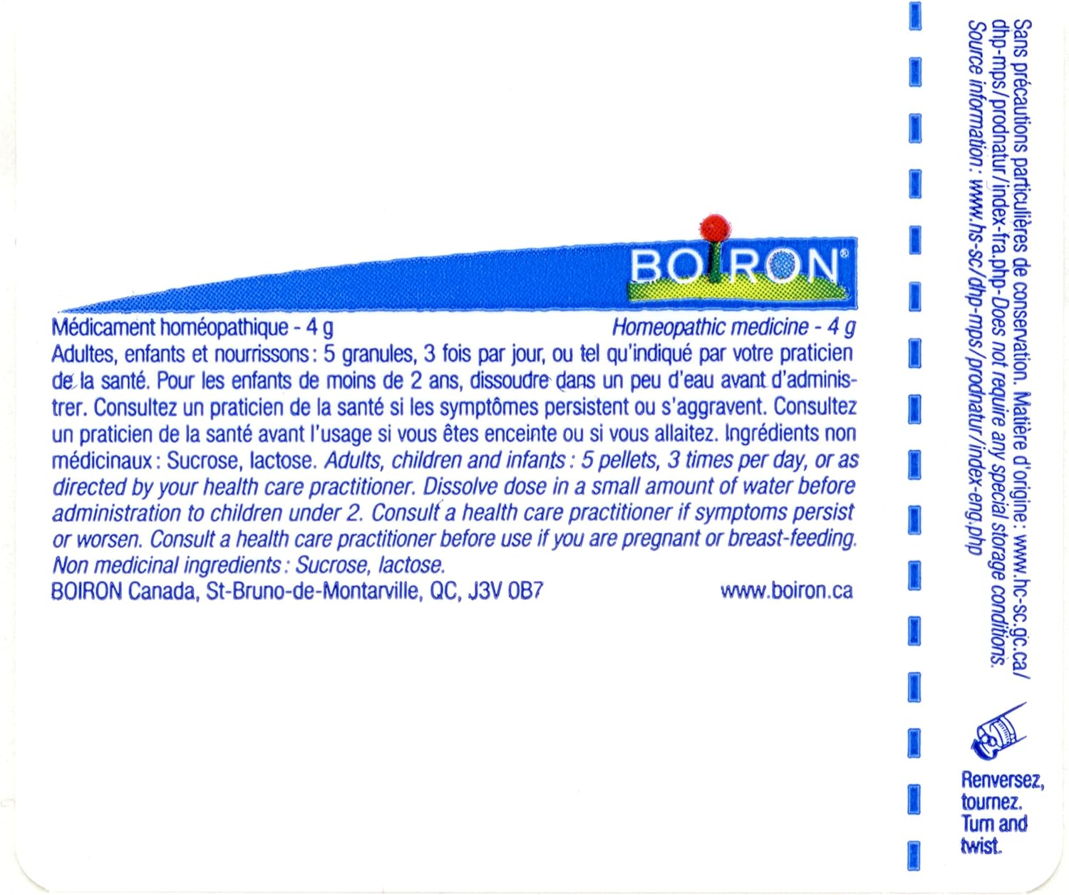 Thumbnail 1 de Boiron homeopathic medicine 30CH