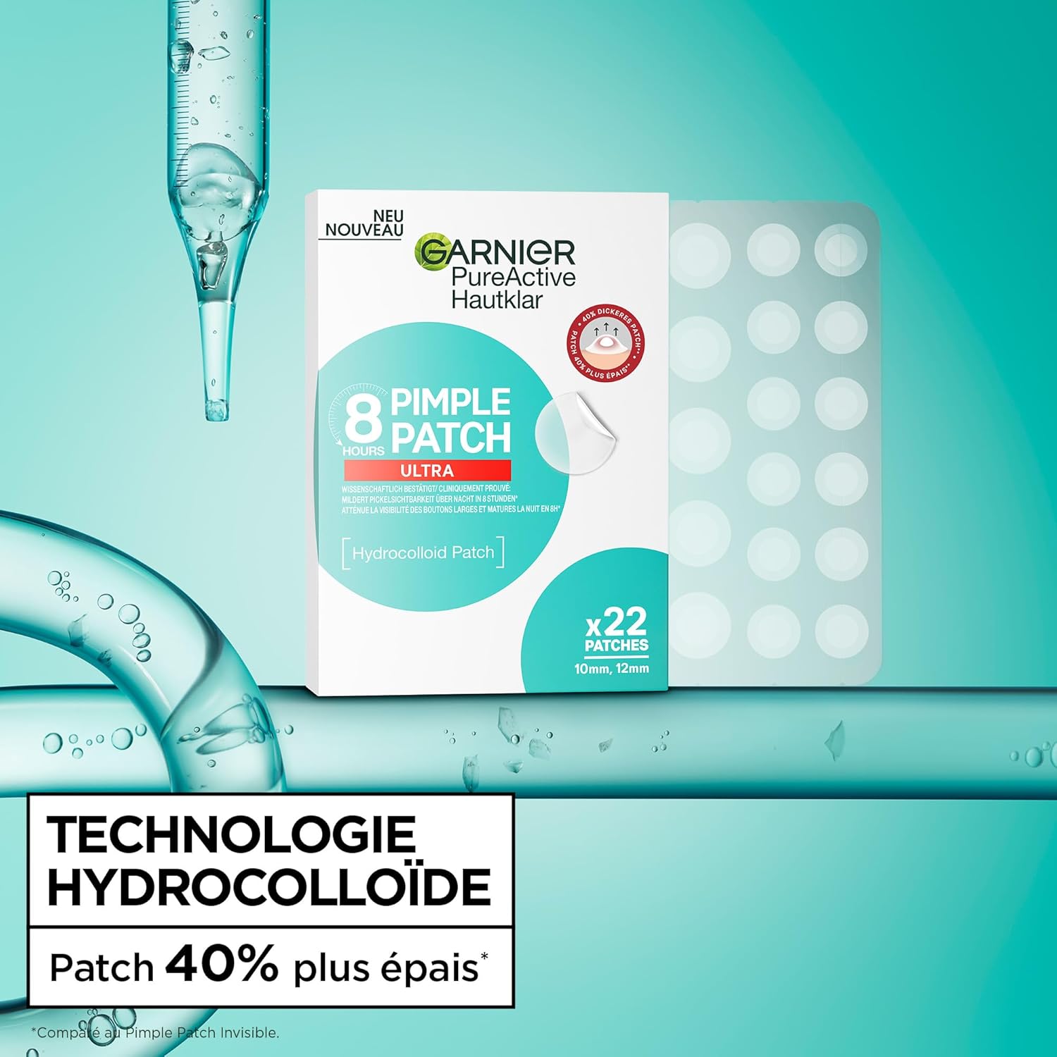 Detalle de GARNIER PureActive Ultra Pimple Patch 22 patches