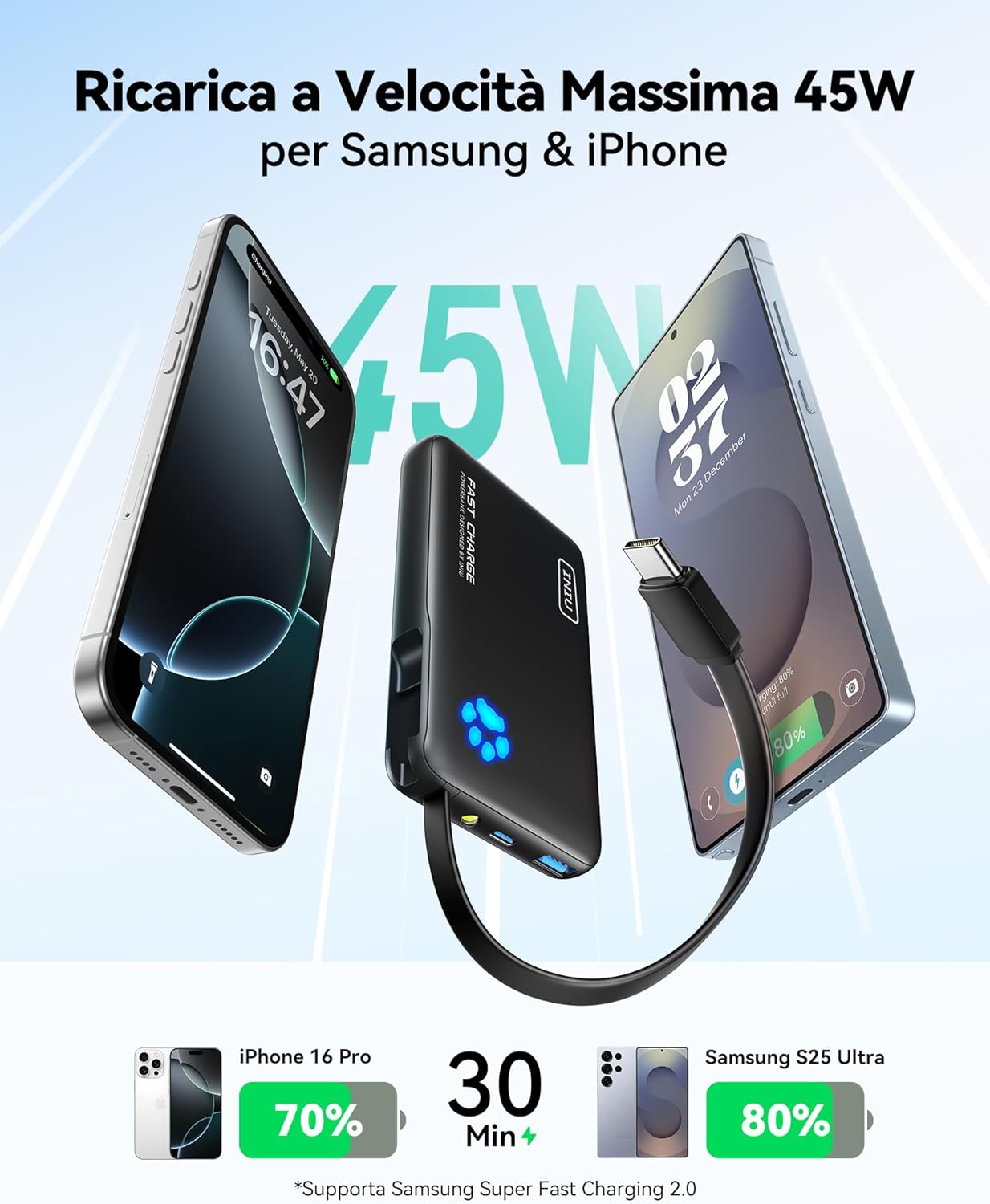 Thumbnail 1 de INIU 45W Power Bank 10000mAh