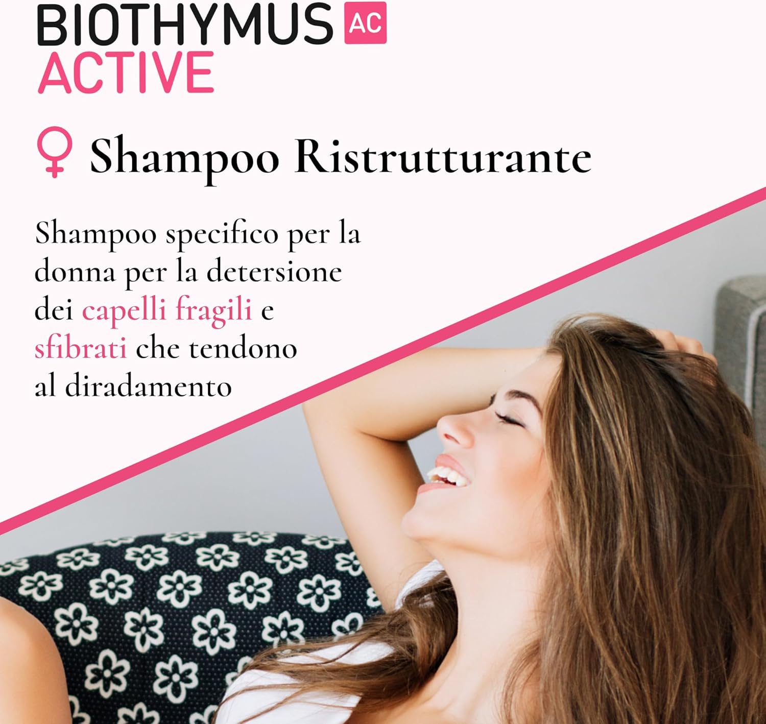 Detalle 2 de Biothymus Active Donna Shampoo Anticaduta 200 ml
