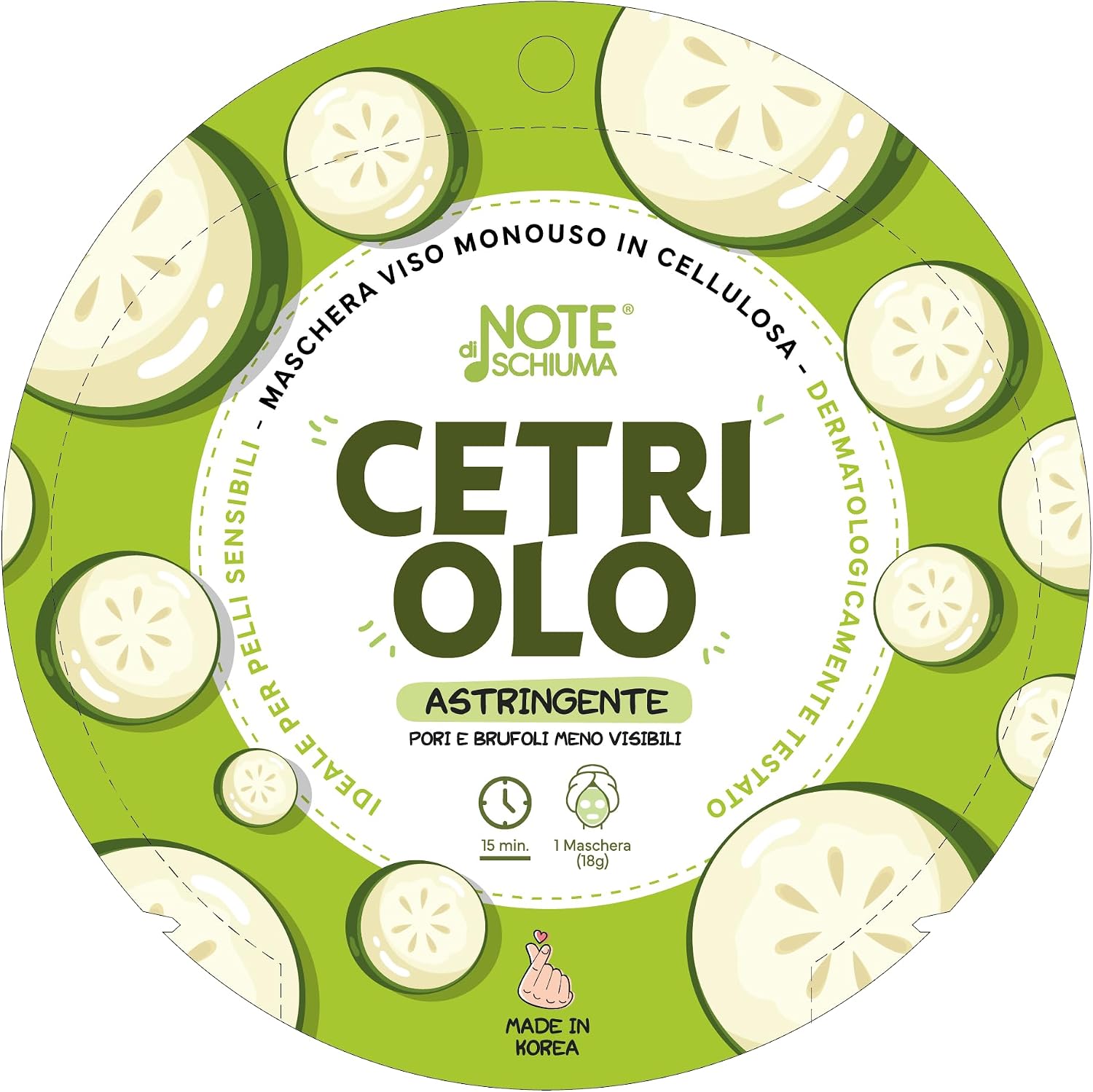 Detalle de Maschere Viso Coreane K-Beauty Routine – Idratanti e Nutrienti (24 pezzi misti)