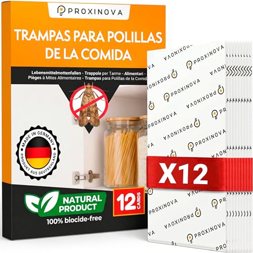 Detalle de Proxinova Trampas polillas de Alimentos (12 unidades) – Vigilancia discreta, sin tóxicos y sin biocidas