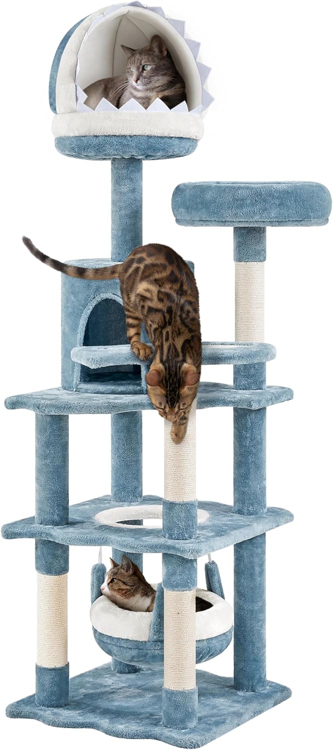 Detalle de Yaheetech 155cm Tall Ocean-Themed Cat Tree