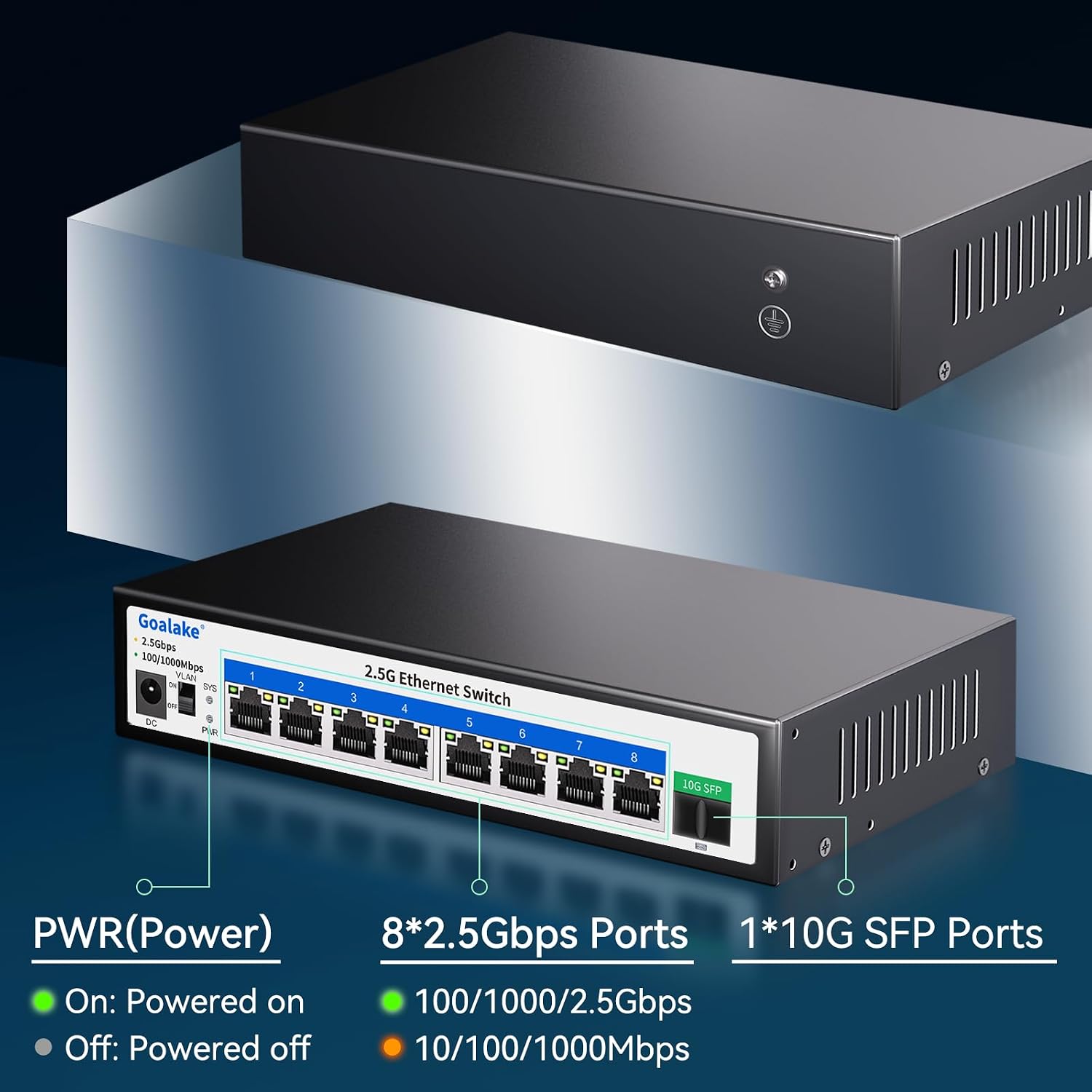Thumbnail 5 de Goalake 8 Port 2.5G Switch with 10G SFP+