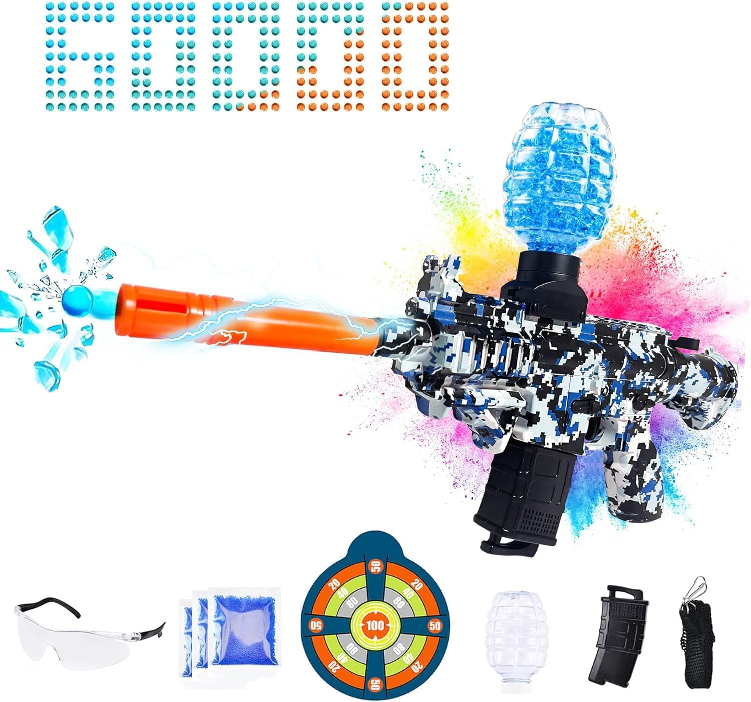 Detalle de JANNIRESS Electric Splatter Ball Blaster