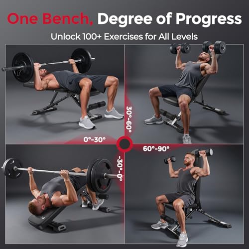 Detalle de FLYBIRD WB5 Weight Bench — 800LBS ASTM-Certified Adjustable Bench for Home Gym