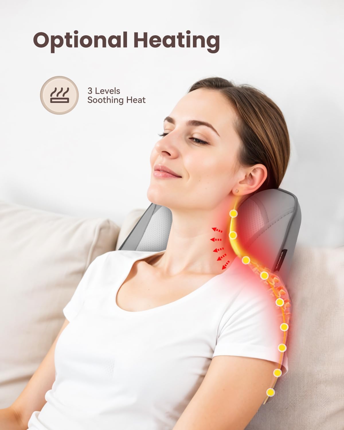 Thumbnail 3 de COMFIER Masajeador Shiatsu 4D con calor y terapia muscular🌀