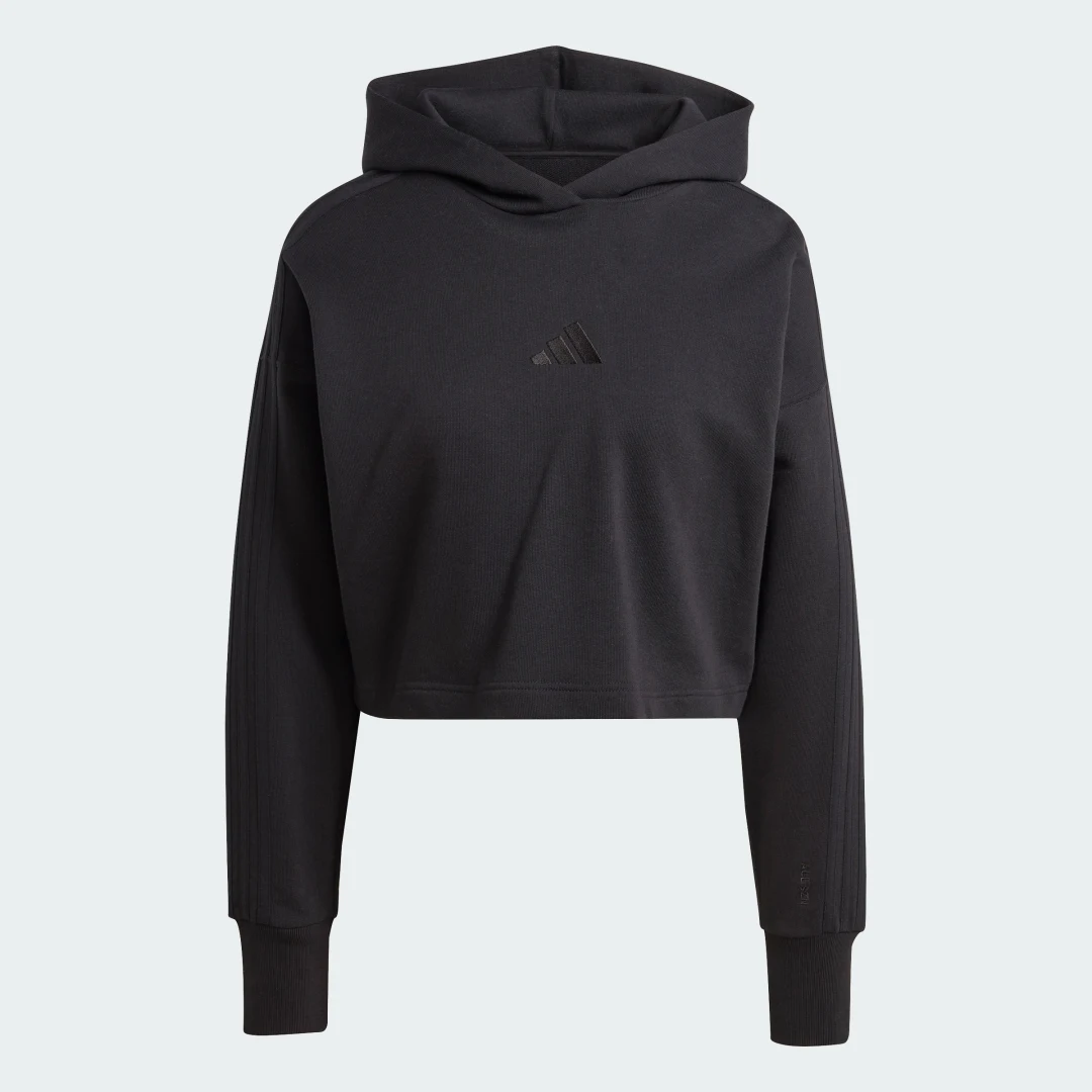 Detalle 2 de Sudadera con capucha ALL SZN French Terry 3 bandas de Adidas