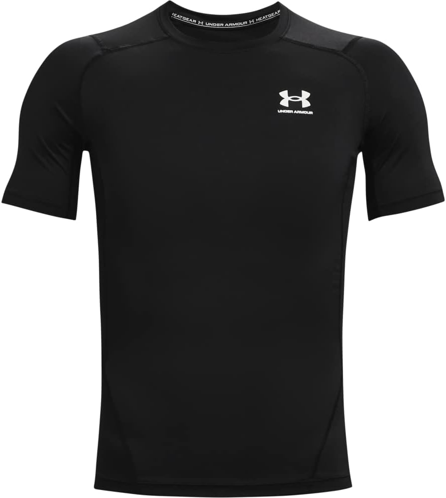 Detalle de Under Armour Herren UA HG Armour Comp SS – kurzes Kompressionsshirt für Training