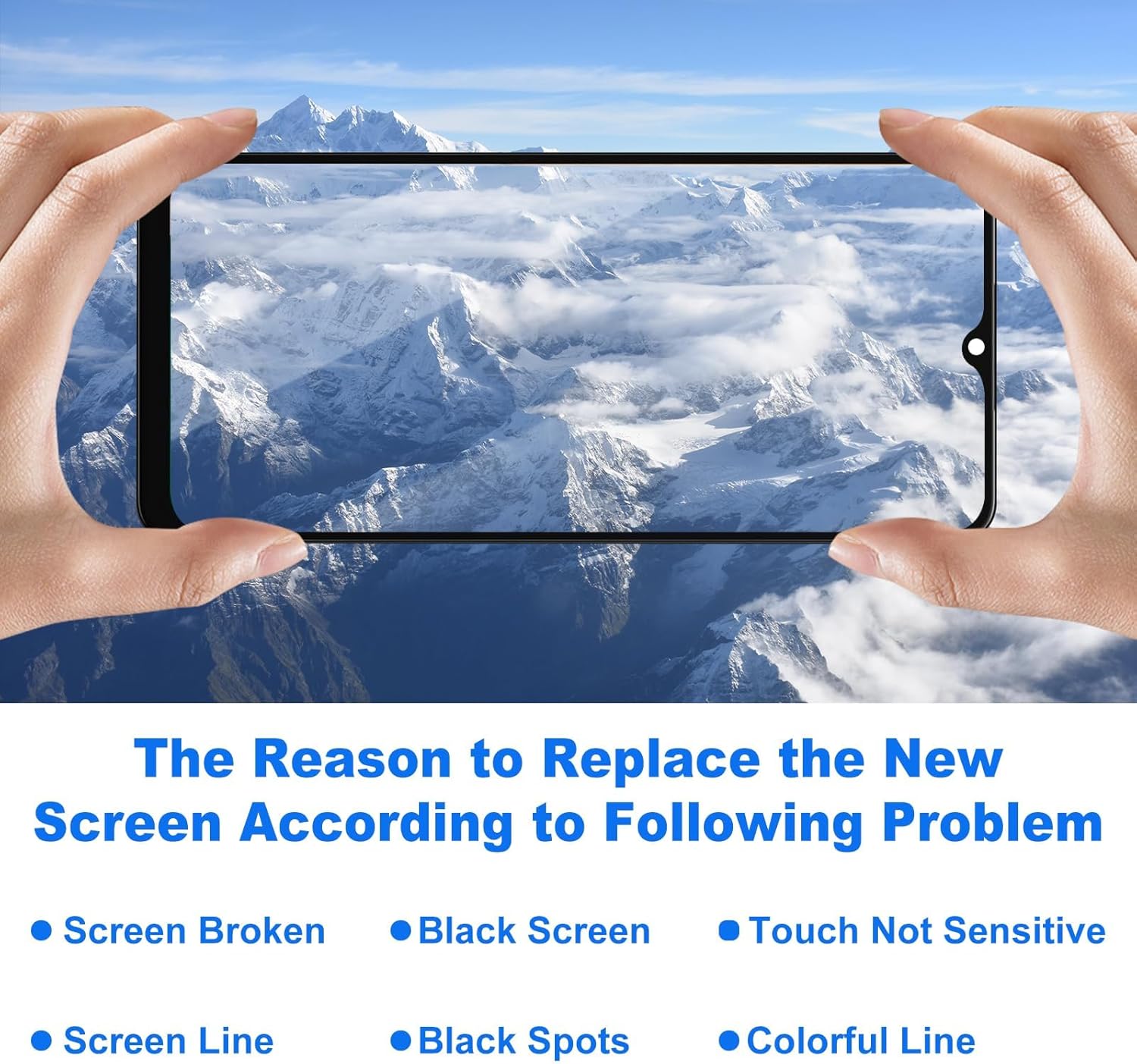 Thumbnail 4 de MP+ Screen Replacement for Samsung Galaxy A14 4G SM-A145R with Frame and Tools