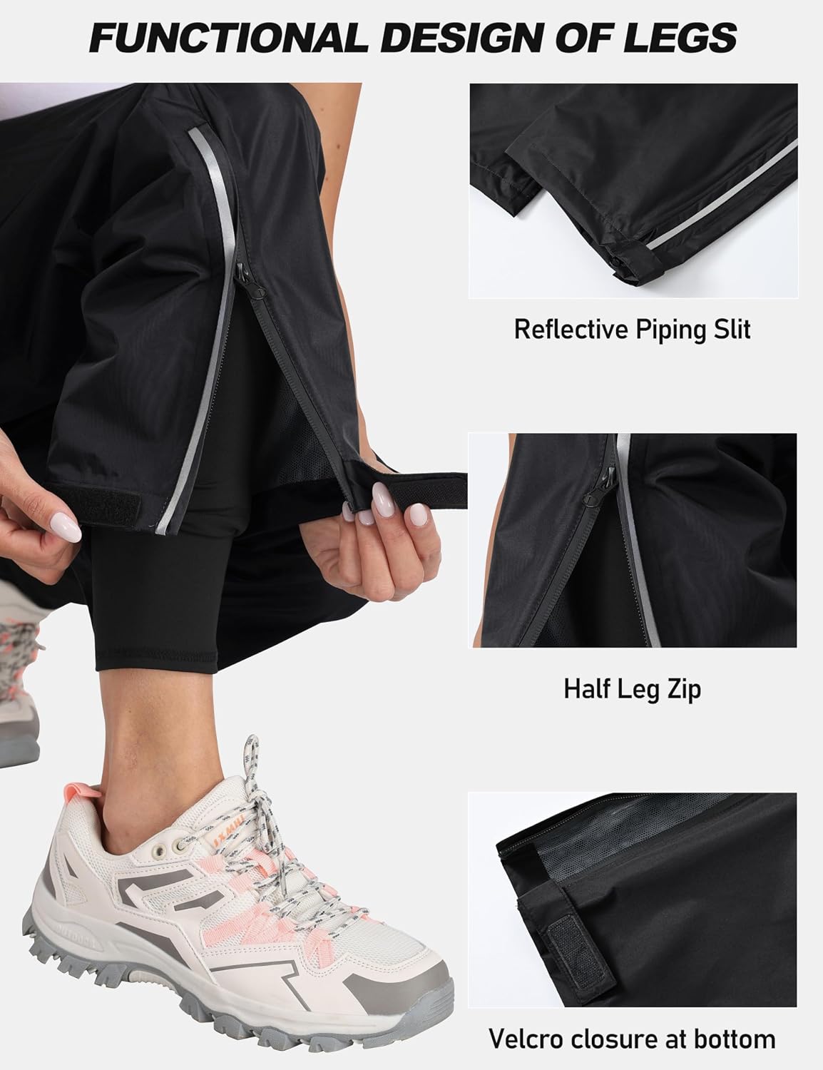 Thumbnail 3 de MoFiz Pantalon Imperméable Femme 5000mm 🌧