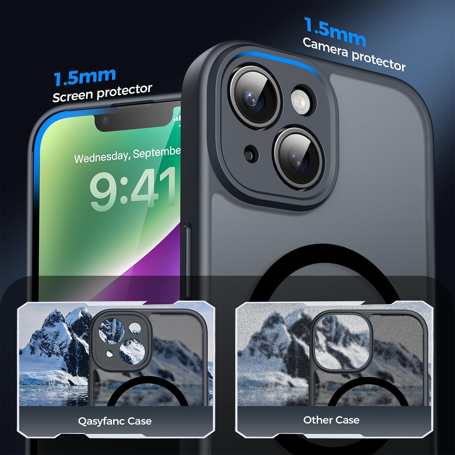 Thumbnail 4 de Qasyfanc Funda Magnética para iPhone 14 6,1