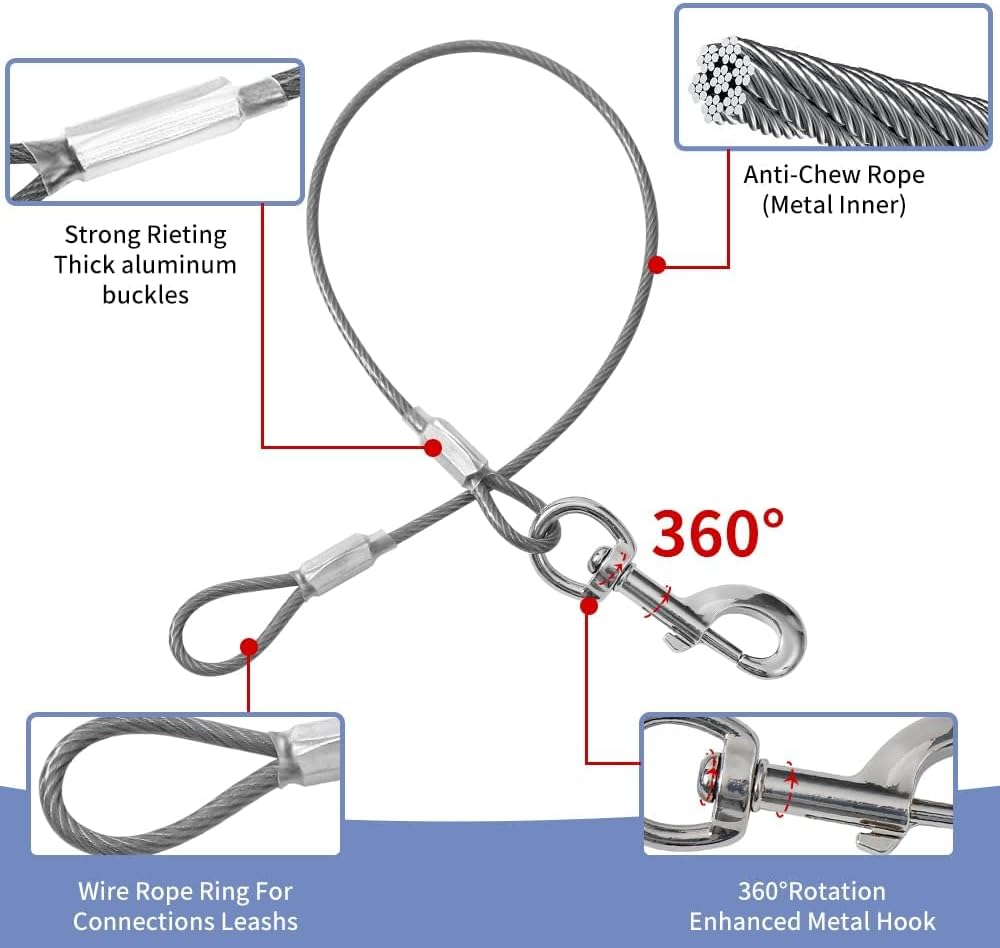 Detalle de Mi Metty chew proof leash extension 24in