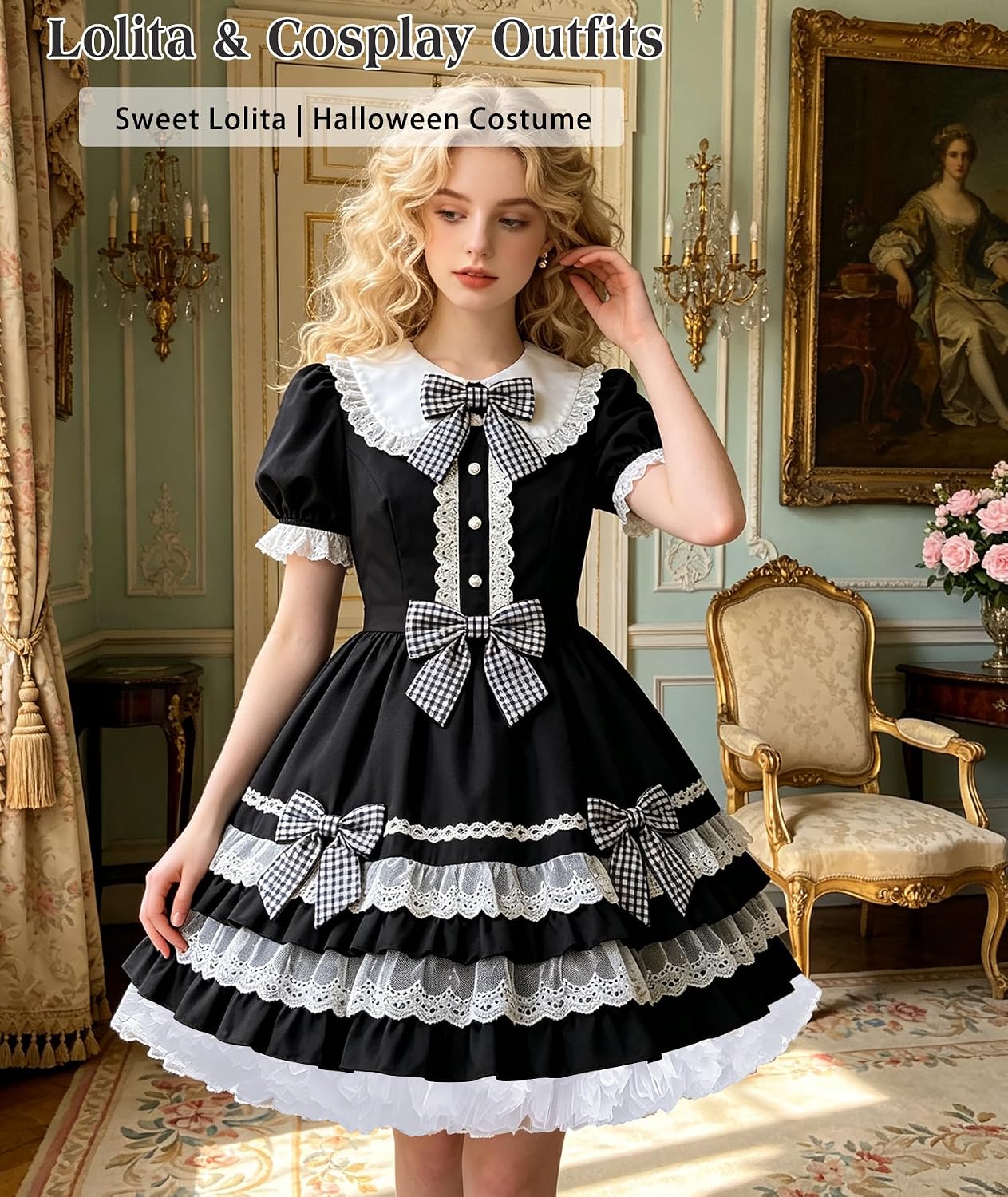 Detalle de XinChangShangMao Women's Petticoat Skirt, 3-Layer Tulle, Satin Lining, Elastic Waist