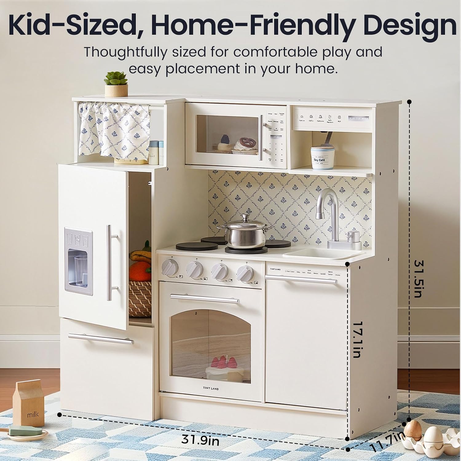 Detalle de Tiny Land Upgraded Play Kitchen for Kids