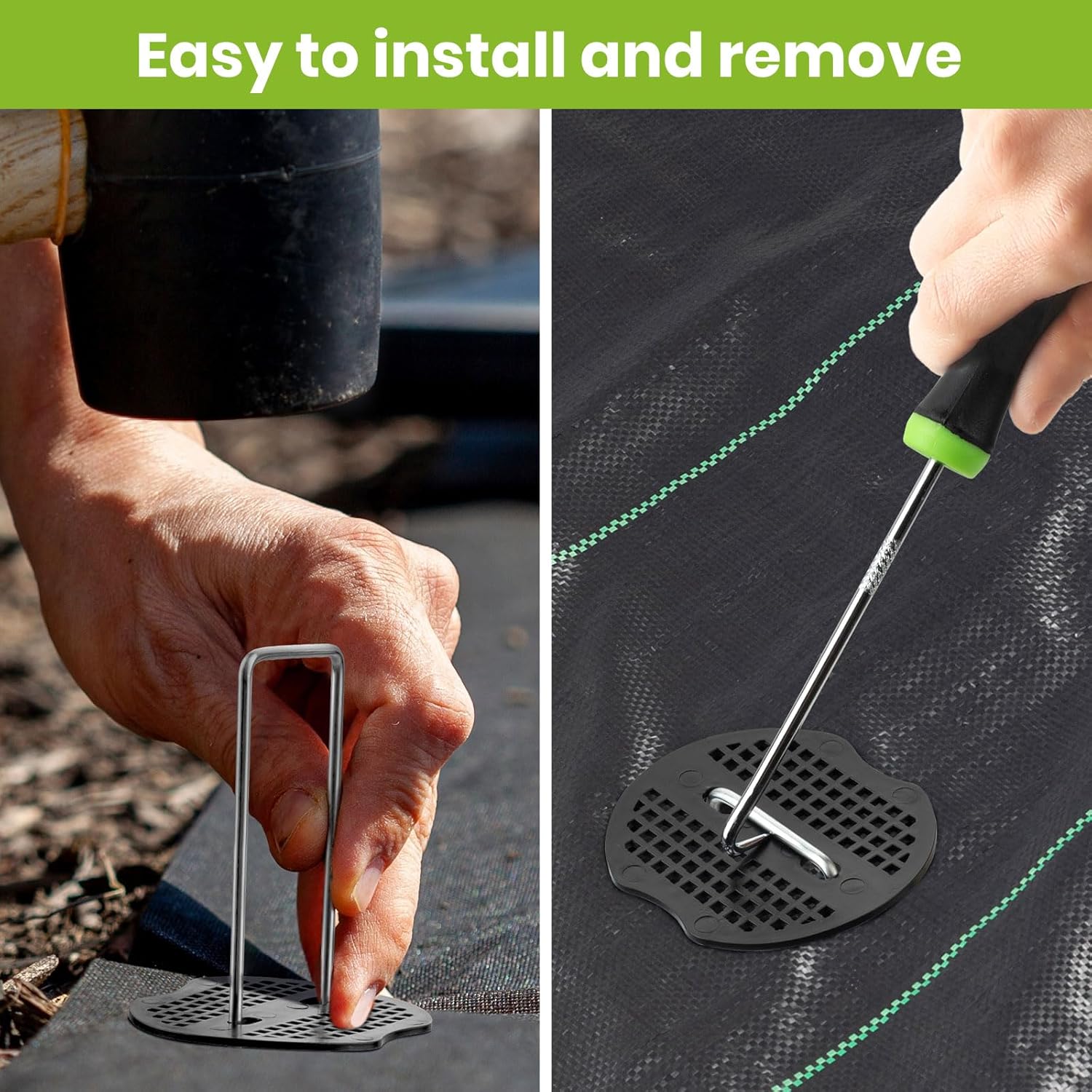 Thumbnail 2 de Velway 150mm Weed Mat Pegs 50 pack 🌱