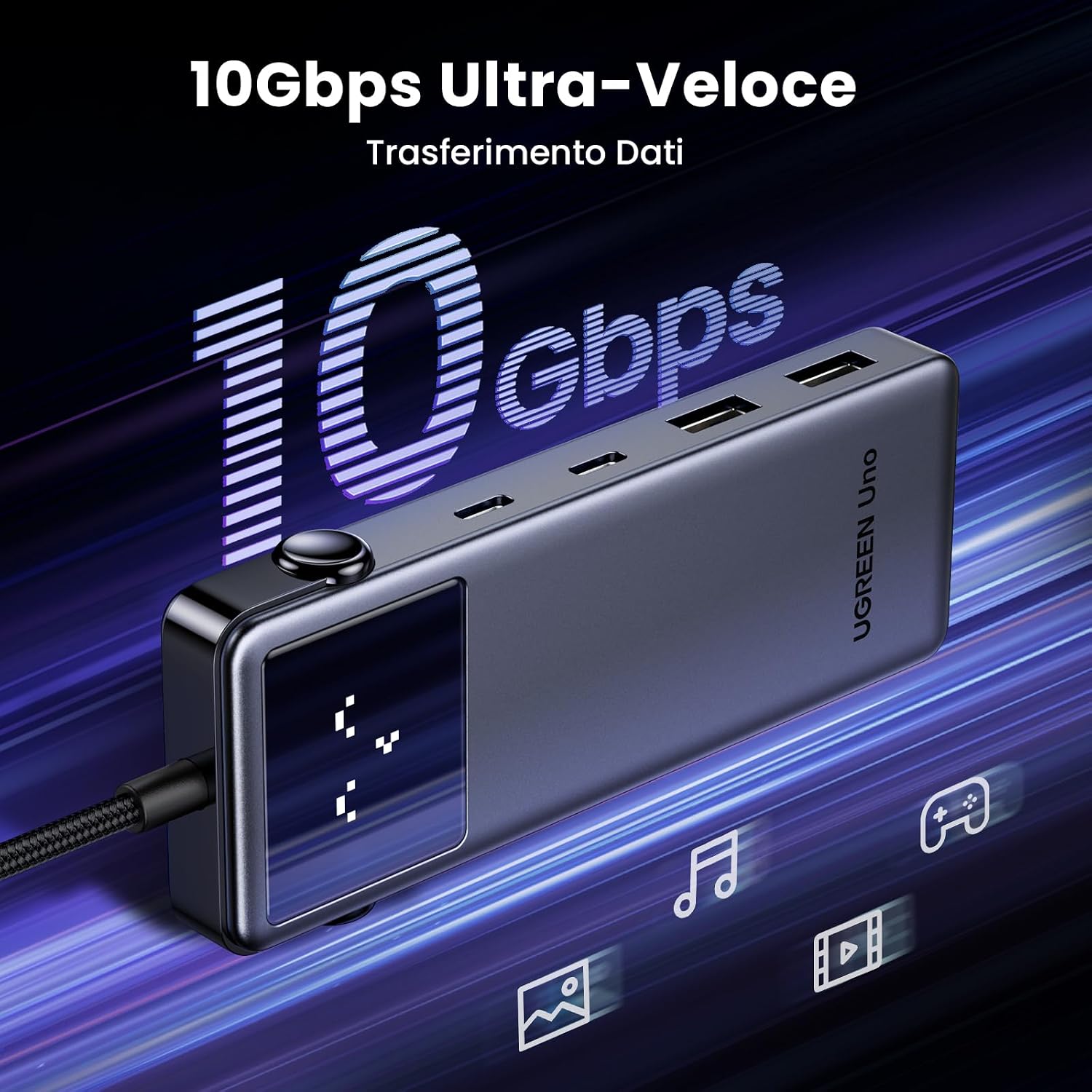 Thumbnail 3 de UGREEN Uno Hub USB C 10Gbps HDMI 4K60Hz