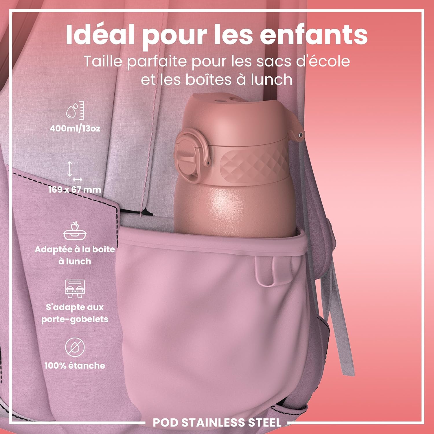 Thumbnail 1 de Ion8 Gourde Enfant 400ml 🚰